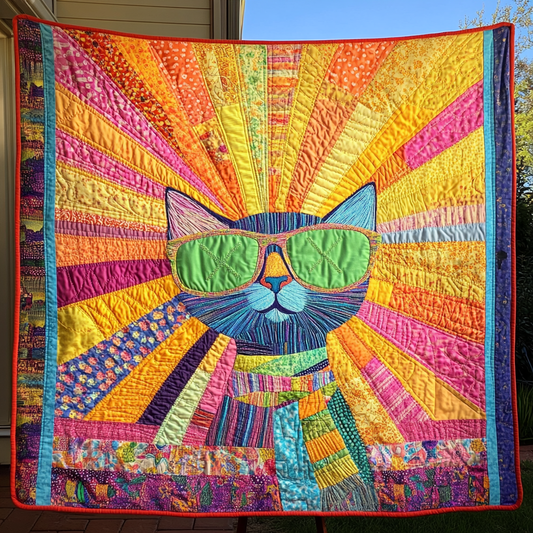 Moonlit Paws Quilted Blanket NCU0DK4700