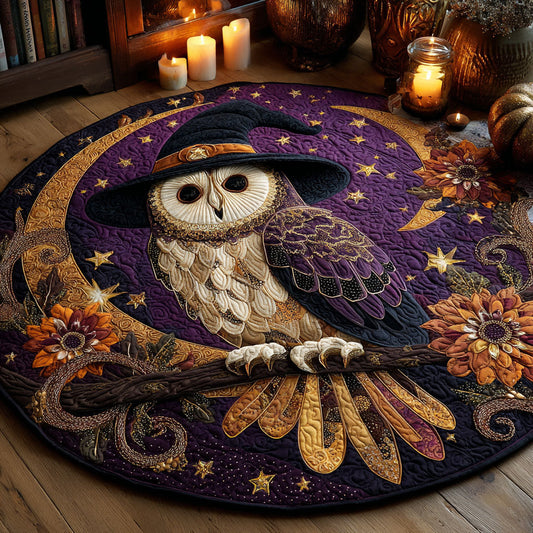 Moonlit Sentine Quilted Round Mat NCU0TV137