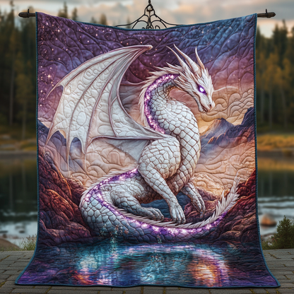 Moonlit Serpent Quilted Blanket NCU0DK760