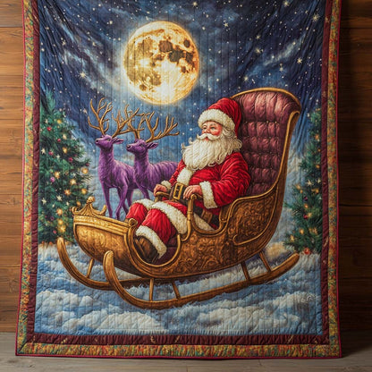 Moonlit Sleigh Quilted Blanket NCU0XD1085