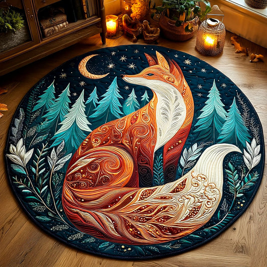 Moonlit Solitude Quilted Round Mat NCU0TV194