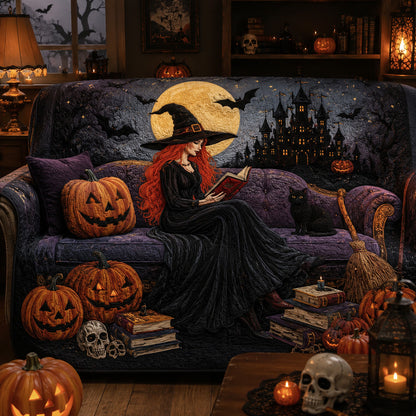 Moonlit Spellbound Quilted Sofa Cover NCU0PT11821