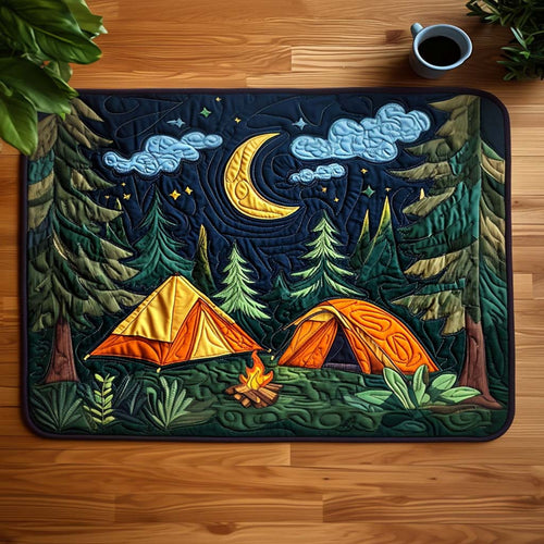 Moonlit Tents Quilted Placemat NCU0NT807