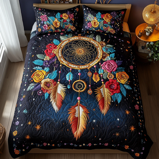 Moonlit Visions 3-Piece Quilted Bedding Set NCU0DV3439