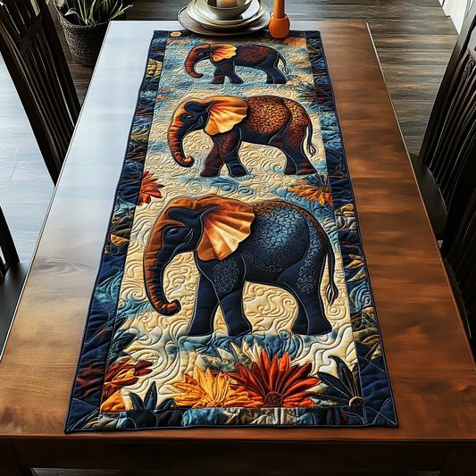 Moonlit Wandered Quilted Table Runner NCU0DV3583
