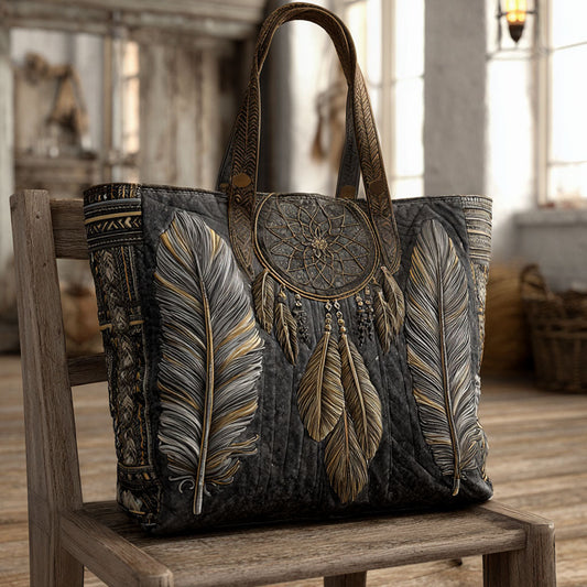 Moonlit Web Quilted Tote Bag NCU0PT8797