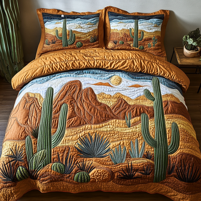 Moonrise Trail 3-Piece Quilted Bedding Set NCU0DK9760