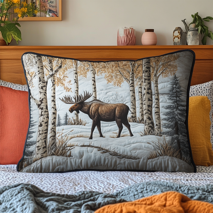 Moose Trail Quilted Bedding Pillow Case NCU0DK7456