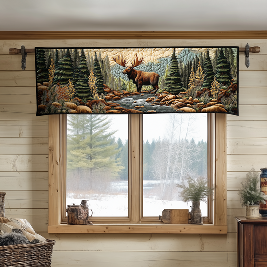 Moose Valley Quilted Valance NCU0DK7600