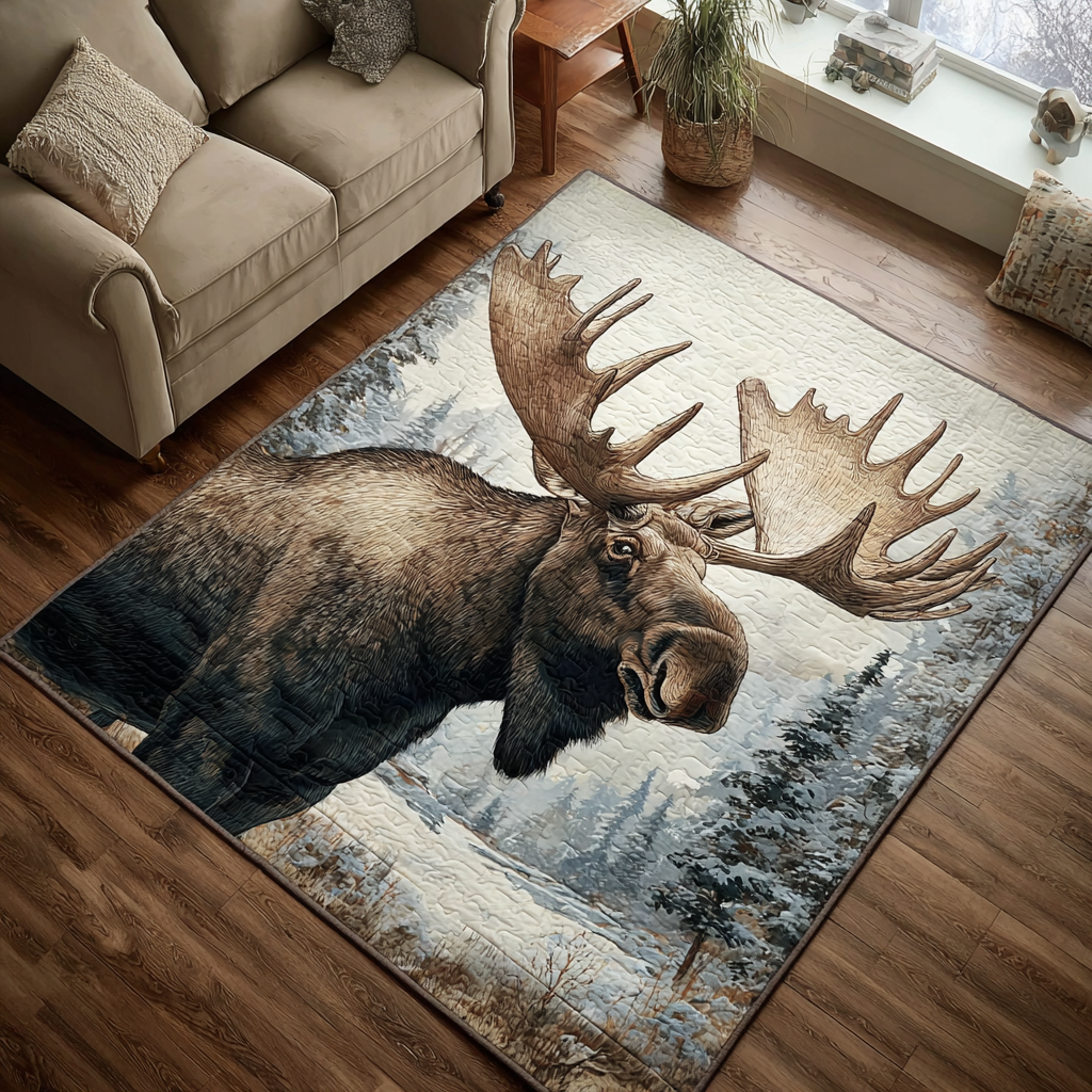 Moose Whisper Area Rug NCU0DK10627 – Vantique