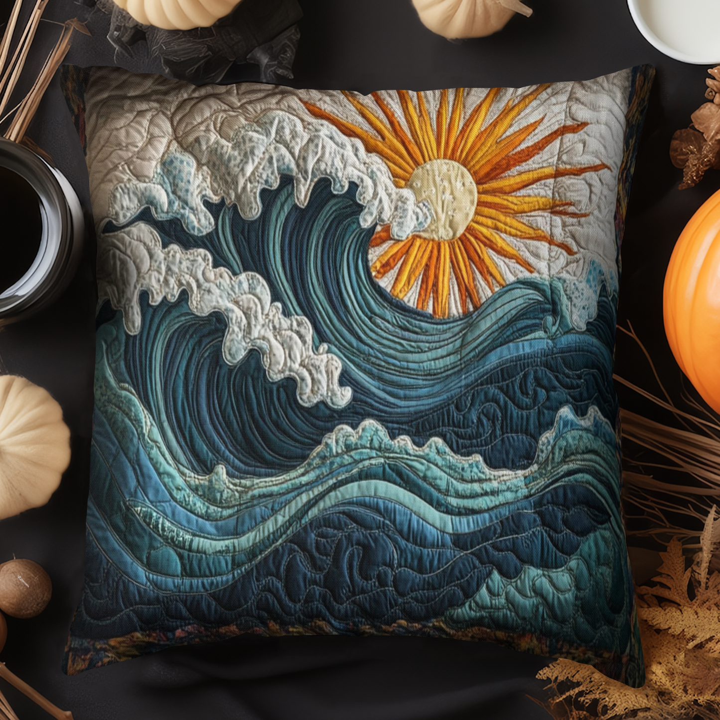 Morning Rays Quilted Pillow Case NCU0NT3318