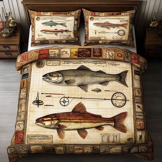 Morning Cast 3-Piece Quilted Bedding Set NCU0VL2271