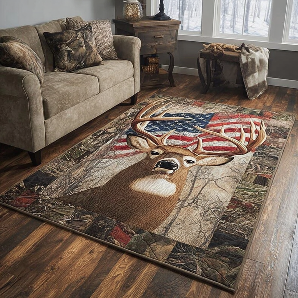 Morning Deer Area Rug NCU0DK10526