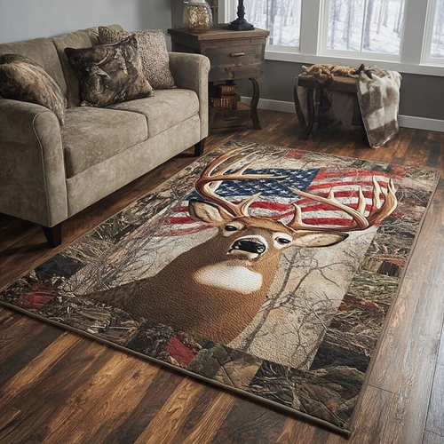 Morning Deer Area Rug NCU0DK10526