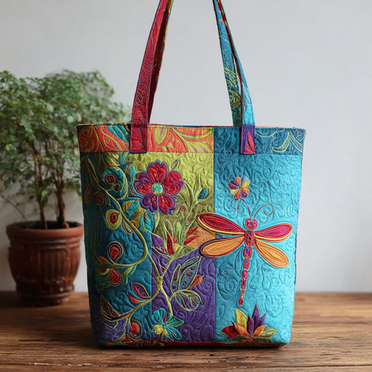 Morning Drift Quilted Tote Bag NCU0PT8696
