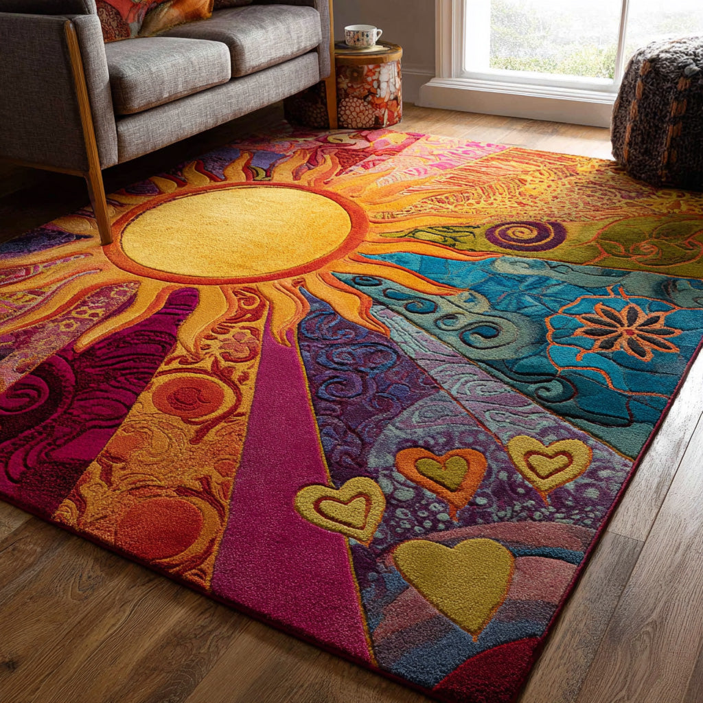 Morning Glory Area Rug NCU0VL2894 – Vantique