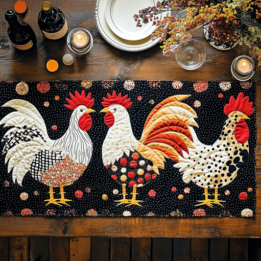 Morning Glory Quilted Table Runner NCU0VH3068