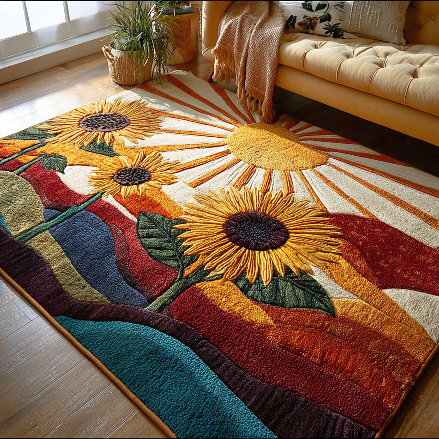 Cbs Morning Set Rug Morning Glow Area Rug NCU0PT9203 – Vantique