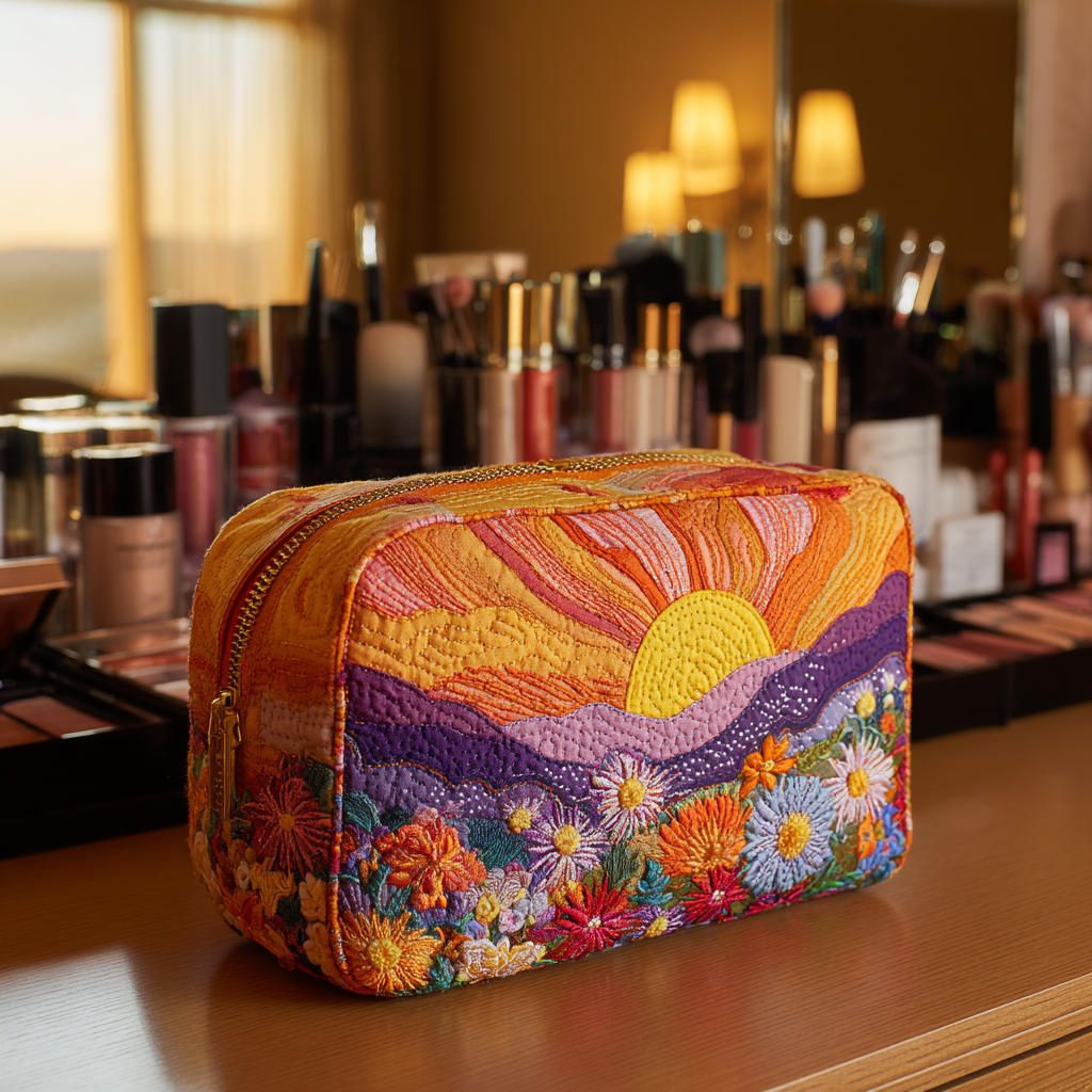 Morning Light Quilted Makeup Bag NCU0DK10297