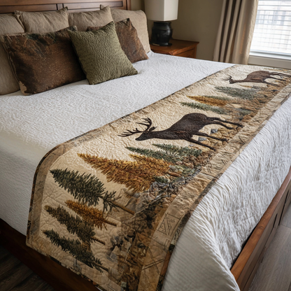Morning Mist Quilted Bed Runner NCU0PT8377