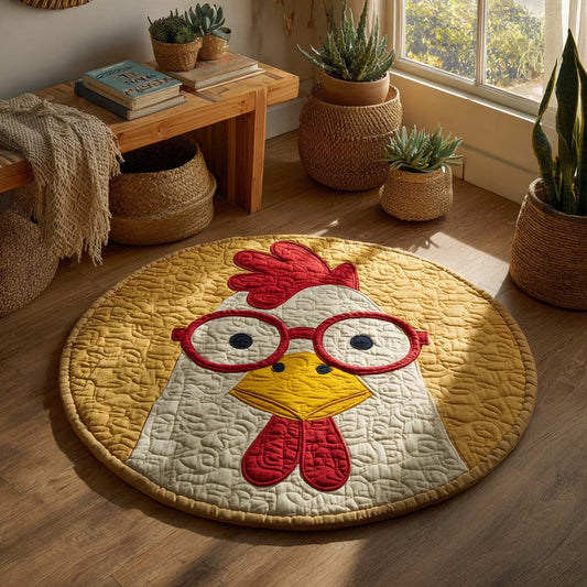 Morning Nest Quilted Round Mat NCU0XD025