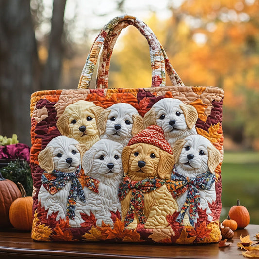 Morning Smile Quilted Tote Bag NCU0DV7404