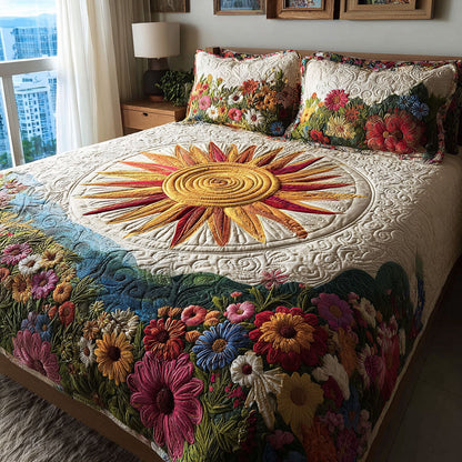 Morning Valley 3-Piece Quilted Bedding Set NCU0DK11720