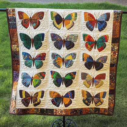 Mosaic Butterfly Blocks Quilted Blanket NCU0NT3400
