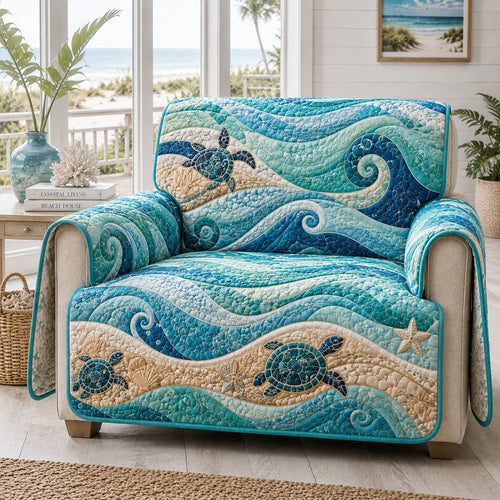 Mosaic Tide Journey Quilted Sofa Cover NCU0VL3976