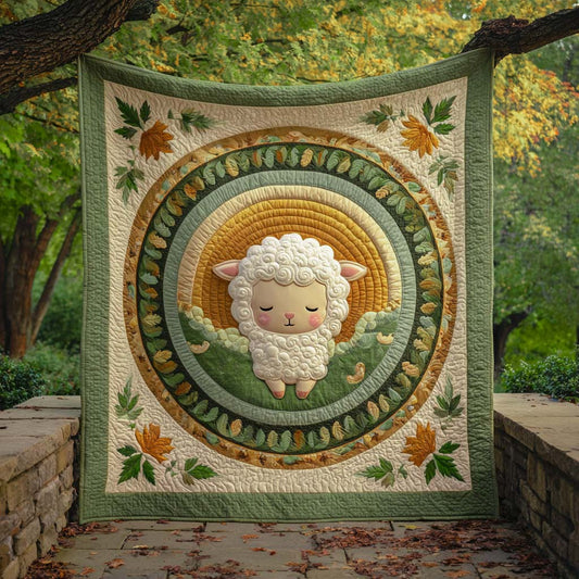 Moss And Moonlight Quilted Blanket NCU0XD074