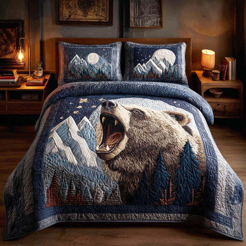 Moss Claw 3-Piece Quilted Bedding Set NCU0TD192