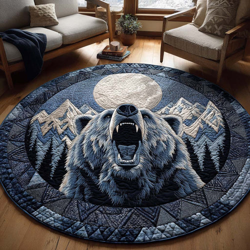 Moss Claw Quilted Round Mat NCU0TD228