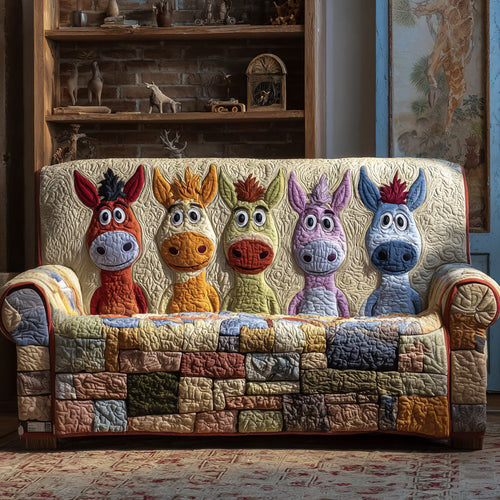 Mossy Trail Mule Quilted Sofa Cover NCU0PT11119