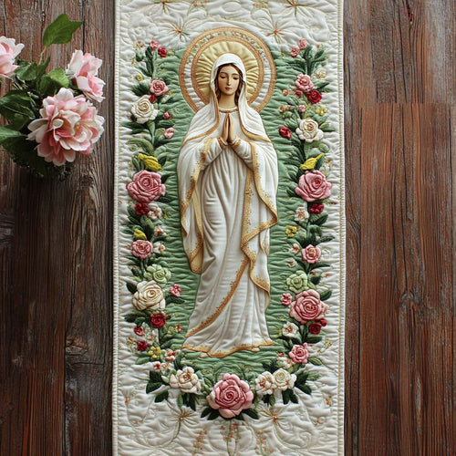 Mother of Hope Quilted Table Runner NCU0NT7803