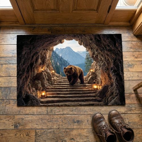 Mountain Bear Doormat NCU0TV1729