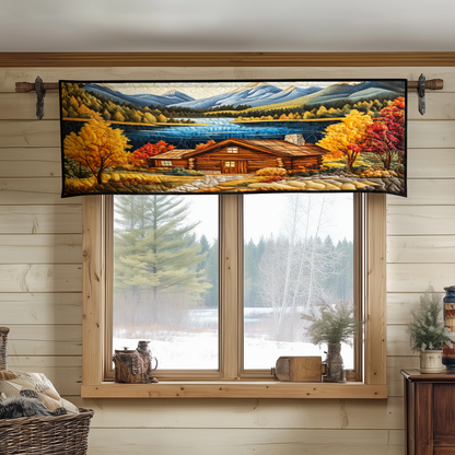 Mountain Lake Autumn Quilted Valance NCU0NT3072