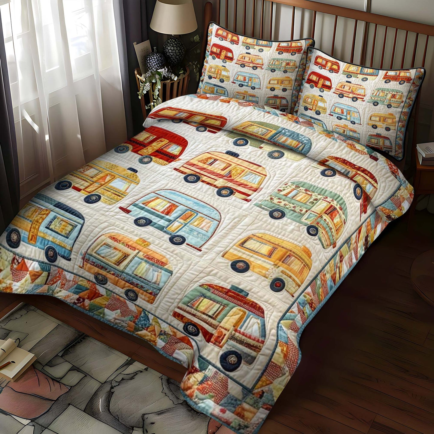 Mountain Air 3-Piece Quilted Bedding Set NCU0NT646