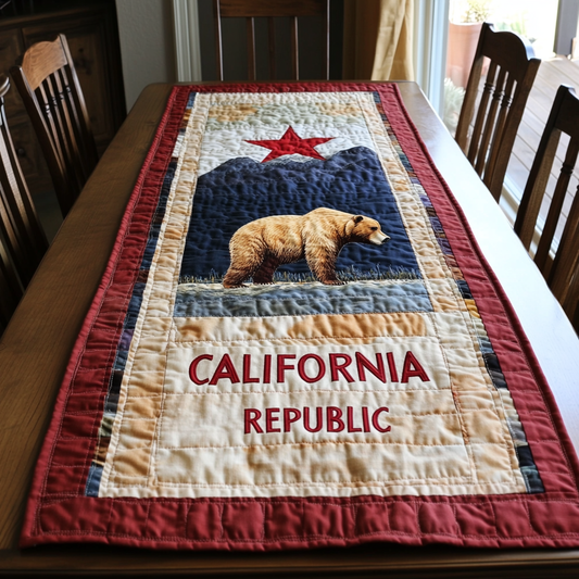 Mountain Bear Quilted Table Runner NCU0DK6744