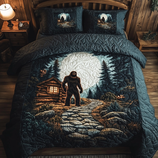Mountain Beast 3-Piece Quilted Bedding Set NCU0VH2190