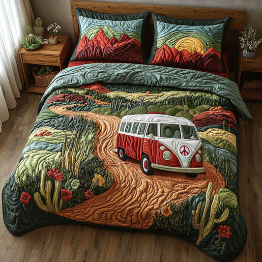Mountain Bound 3-Piece Quilted Bedding Set NCU0PT6128