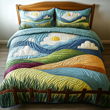 Mountain Breeze 3-Piece Quilted Bedding Set NCU0DK6177