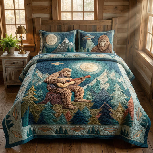 Mountain Camp 3-Piece Quilted Bedding Set NCU0NT12592