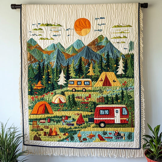 Mountain Camp Escape Woven Sofa Blanket NCU0NT4759