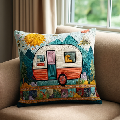 Mountain Camper Quilted Pillow Case NCU0DK12074