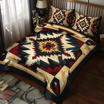 Mountain Echo 3-Piece Quilted Bedding Set NCU0DK1715