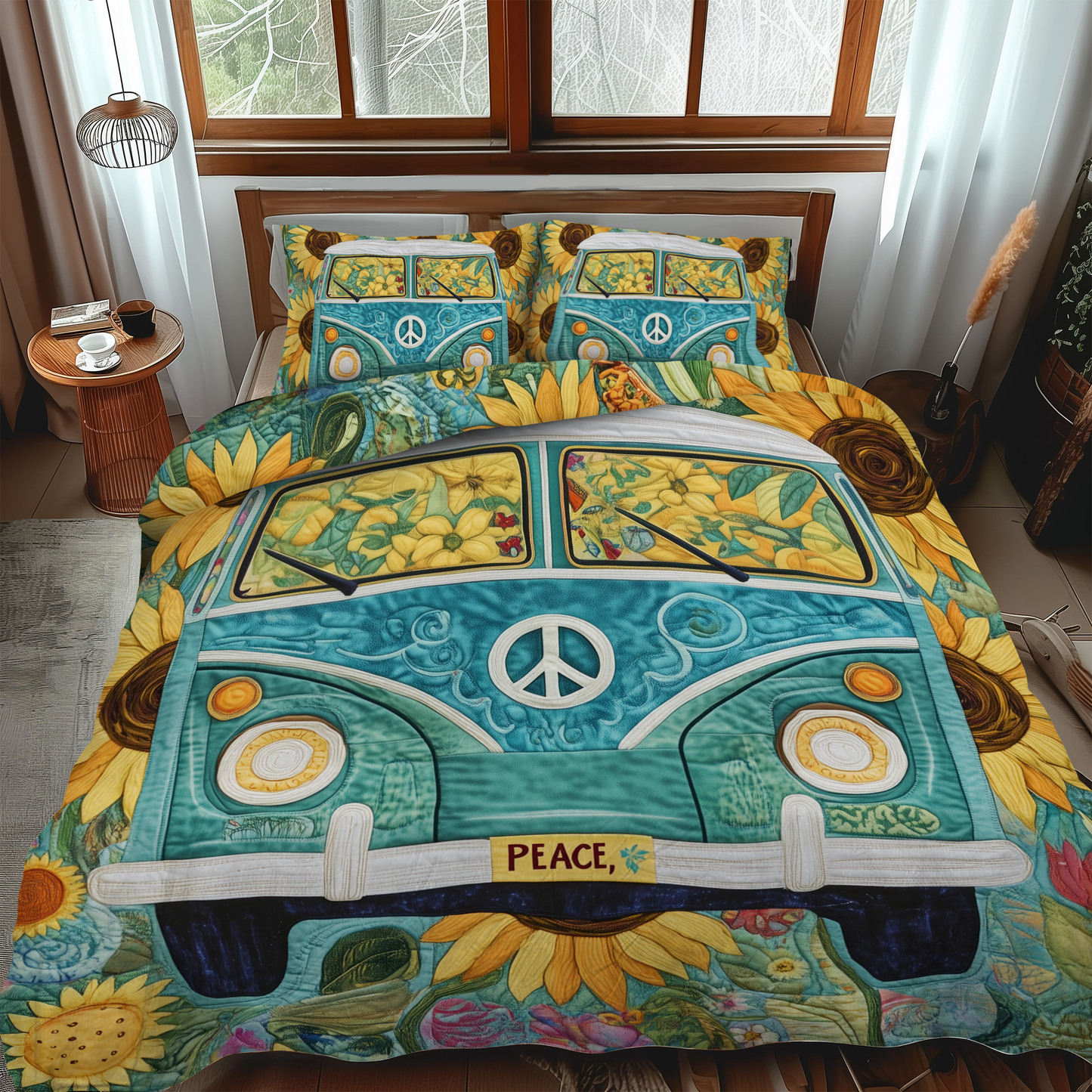 Mountain Escape 3-Piece Quilted Bedding Set NCU0VL664