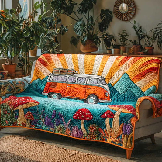 Mountain Escape Quilted Sofa Cover NCU0XD1297