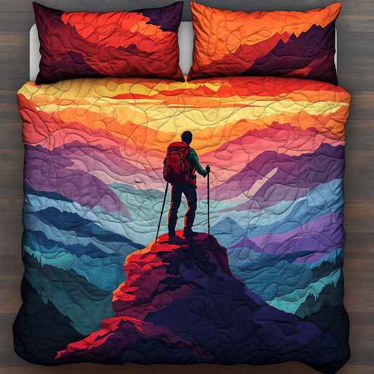 Mountain Explorer Quilted Bedding Set NCU0DK6484