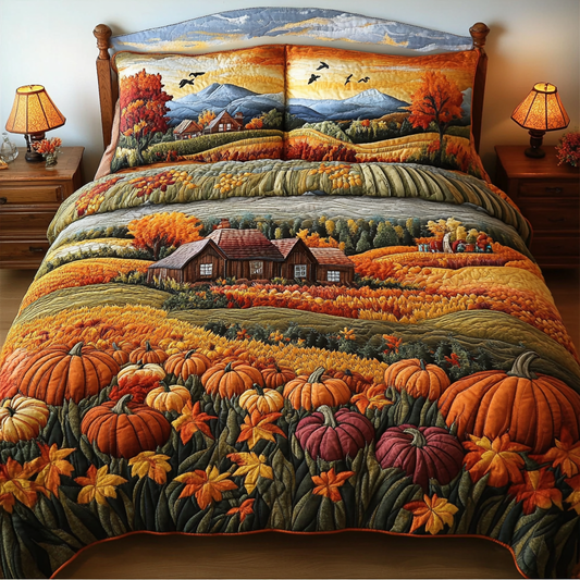 Mountain Glow 3-Piece Quilted Bedding Set NCU0DK9149