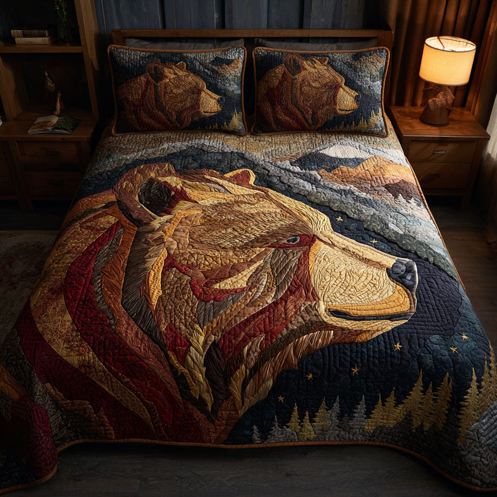 Mountain Haven 3-Piece Quilted Bedding Set NCU0DK12047